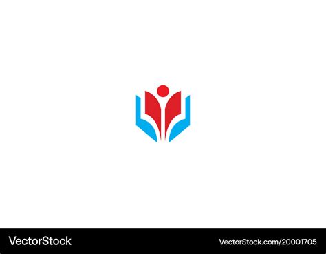 education student school logo royalty  vector image