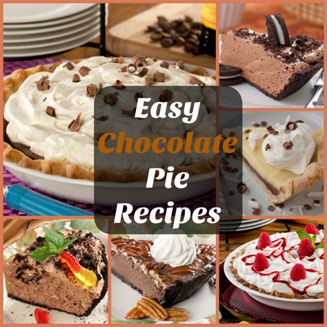 Easy Chocolate Pie Recipes Top 10 Recipes For Chocolate