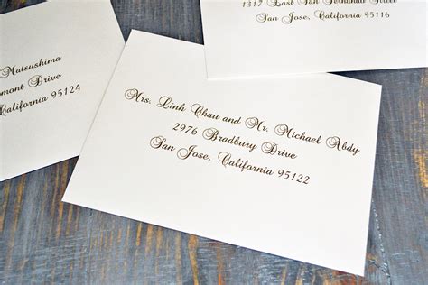 address wedding invitations