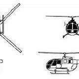 Rotor Helicopter Diameter Mbb sketch template
