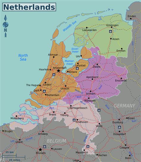 landkarten der niederlande maps   netherlands