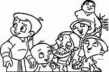 Chhota Bheem Coloring Wecoloringpage Pages sketch template