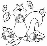 Coloring Pages Autumn Preschool Fall Popular sketch template