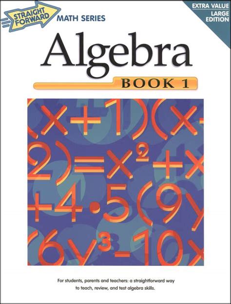 algebra book  straight  math garlic press