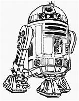Coloring Pages Wars Star Robot R2 D2 Robots Sheet Printable War Drawings Printables Stars Kids Adult Birthday Party Popular Choose sketch template