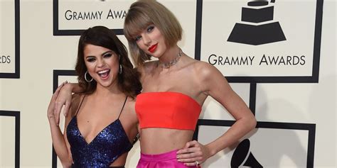 Taylor Swift And Selena Gomez At 2016 Grammys Best