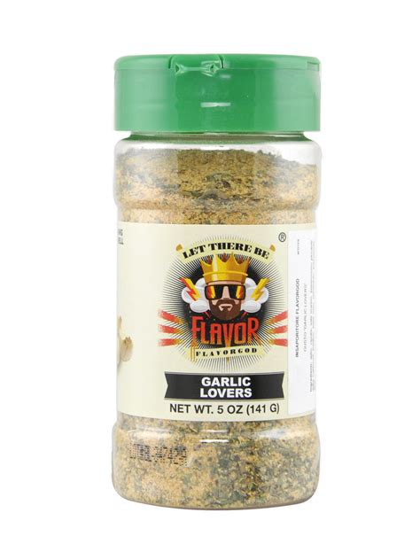 seasoning garlic lovers flavor  flavor god  grams