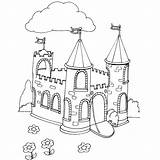 Cinderela Castelo Colorir Robena sketch template