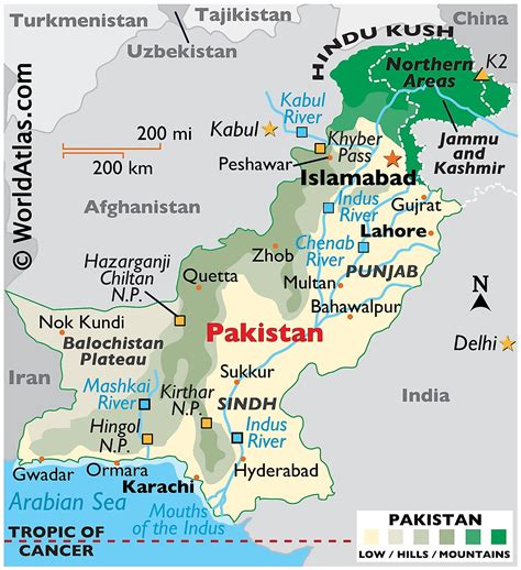pakistan maps facts