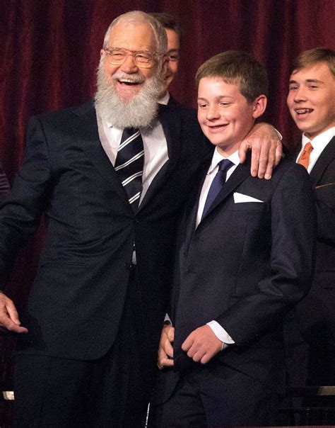 david letterman   feels  secure  hes   son