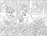 Coloring Pages Forest Autumn Nicole Adults Magical Therapeutic Printable Adult Colouring Florian September Therapy Color Created Sheets Monday Powell Lake sketch template