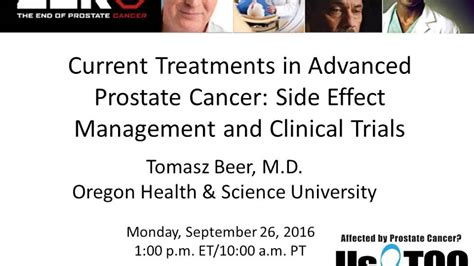 webinar current treatments in advanced prostate cancer youtube