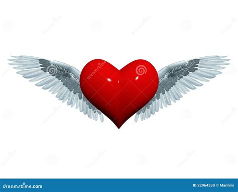 angel heart stock photo image