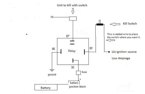 ignition kill relay wiring diagram wiring diagram