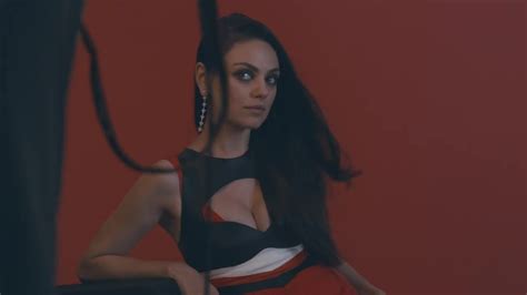 naked mila kunis in marie claire behind the scenes