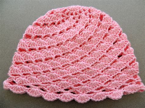 Crochet Gorro En Conchitas Diagonales Parte 1 De 2