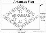Arkansas Flag Enchantedlearning State Printout Official Flags Usa sketch template
