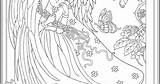 Coloring Creative Angels Haven sketch template