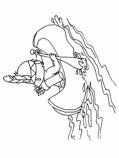 kids  fun coloring page native americans native americans coloring