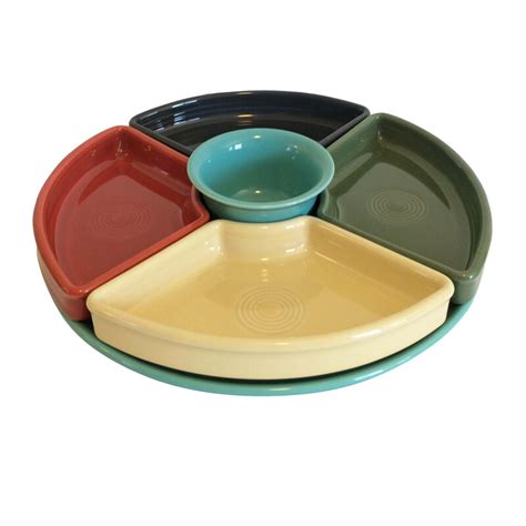 fiesta  piece bowl tray set reviews wayfair