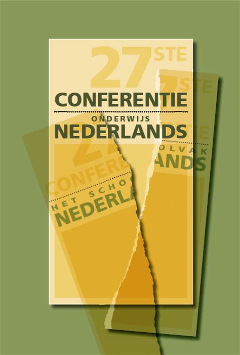 ste conferentie het schoolvak nederlands taalunie hsn archief