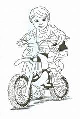 Motocross Coloring Pages Bike Dirt Boys Birthday Printable Boy Bikes Colouring Dirtbike Motorcycle Color Print Party Rider Truck Motorbike Books sketch template