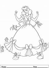 Cenusareasa Colorat Planse Desene Cinderella Educative Printesa Ausmalbild Cinderela sketch template