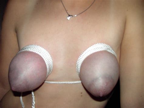 amateur breast bondage