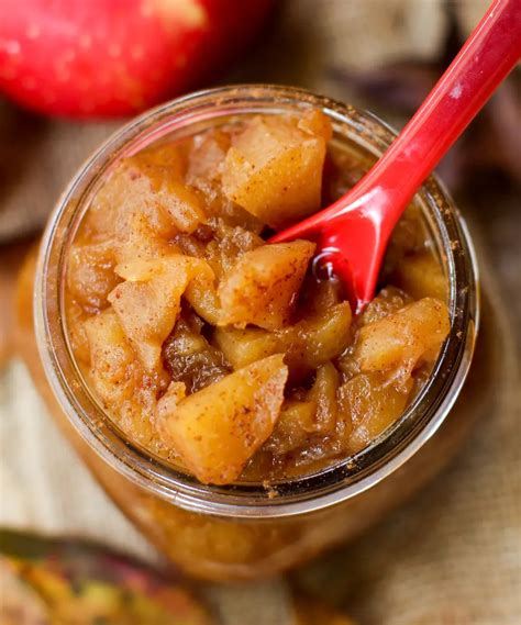 homemade extra sweet applesauce feasting  fruit