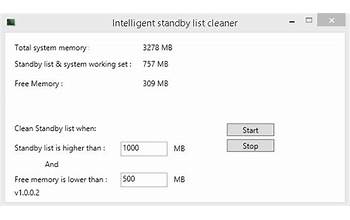 Intelligent standby list cleaner screenshot #6