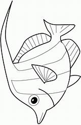 Dieren Vis Fisch Malvorlage Zo Stimmen Stemmen sketch template