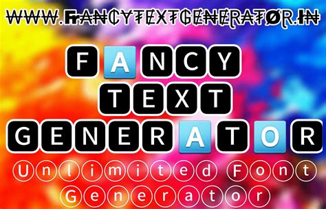 fancy text generator  fancy fonts copy  paste text generator