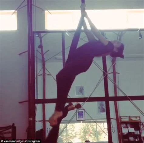 Vanessa Hudgens Shares Video Demonstrating Acrobatics On Aerial Silks