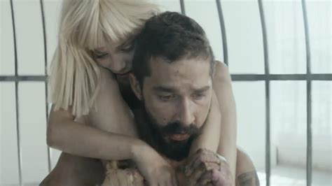 Nearly Naked Shia Labeouf Stars In Sia Video With Dance
