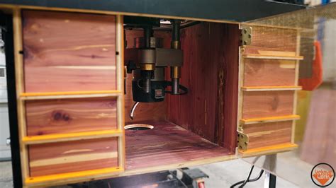 router table storage cabinet  jackman works