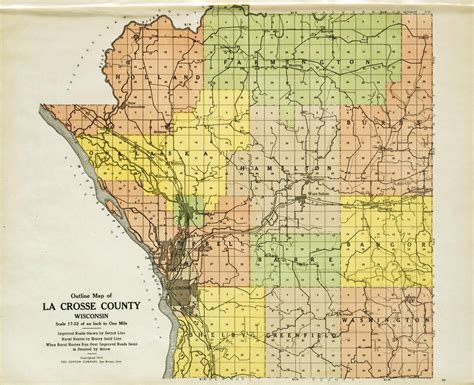 state atlas  la crosse county wisconsin  plats
