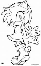 Sonic Amy Coloring Pages Knuckles Rose Tails Super Shadow Color Hedgehog Print Printable Getcolorings Getdrawings Colorings Template sketch template