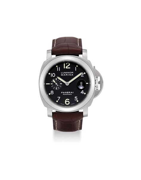 panerai  large stainless steel limited edition cushion shaped automatic wristwatch  date