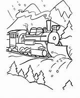 Coloring Pages Train Kids Printable Trains Print Color sketch template