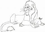 Lion Scar King Coloring Pages Drawing Zira Colouring Designlooter Drawings Getdrawings 74kb sketch template