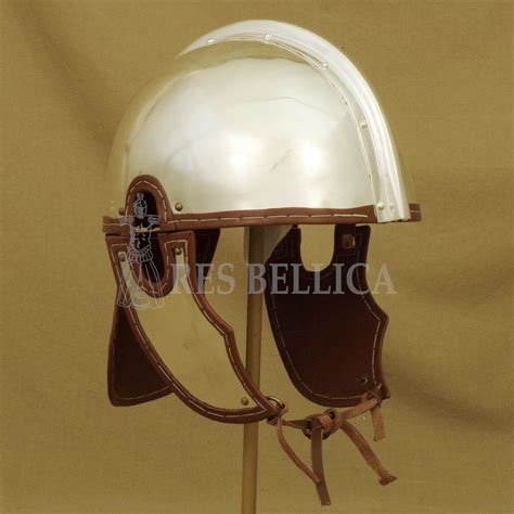 intercisa augst helmet silvered res bellica