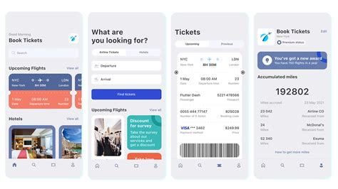 flutter ticket booking app