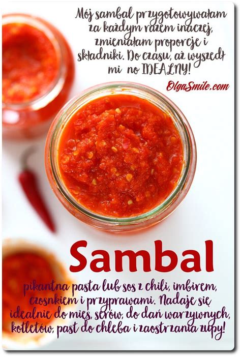 sambal mam dla  dzisiaj sambal oelek  pikantna pasta lub sos jak