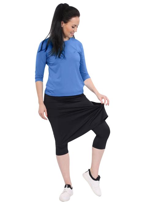 Running Skirt With Built In Leggings Modest Sports Skirt