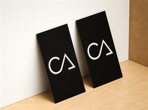 ca logo design  behance