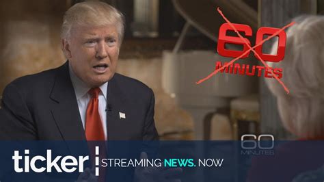 president donald trump ends  minutes interview ticker youtube