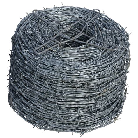 actual  ft   ft galvanized steel welded barbed wire rolled fencing  lowescom