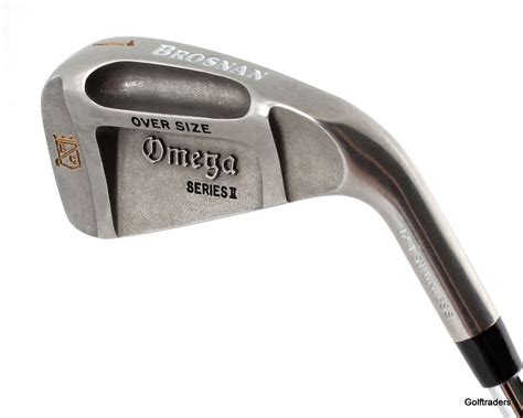 brosnan oversize omega series ii  iron steel stiff flex  grip