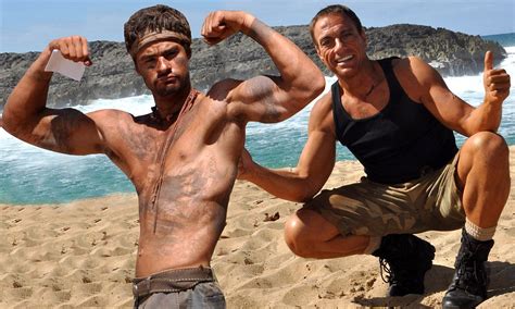 Jean Claude Van Damme S Son Kris Flexes His Bulging Biceps Daily Mail