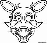 Coloring Pages Nights Five Mangle Freddys Fnaf Freddy Printable Drawing Springtrap Print Step Foxy Draw Sheets Nightmare Drawings Color Info sketch template